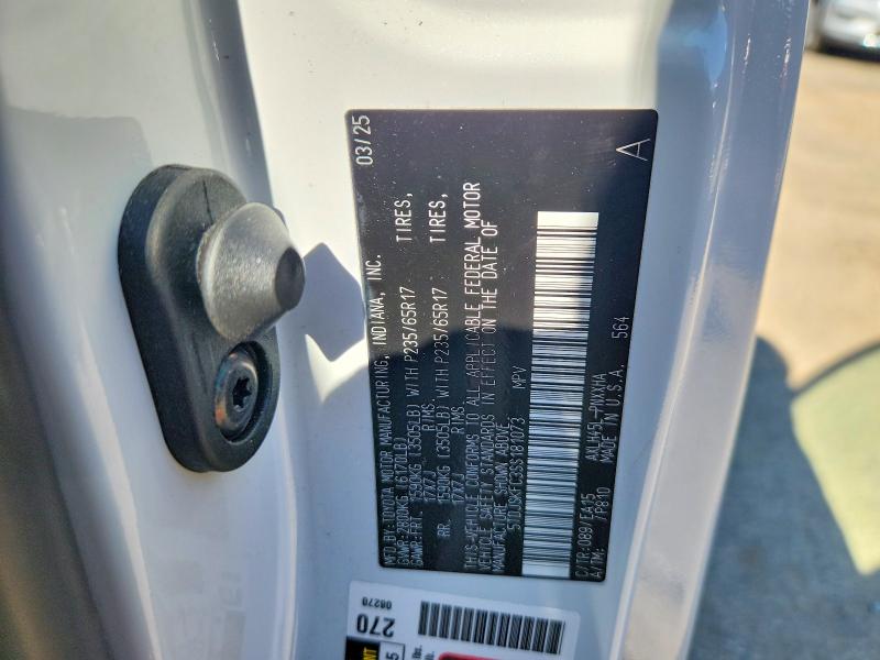 Aukcja sprzedaży 2025 Toyota Sienna, vin: 5TDJSKFC3SS181073, numer aukcji: 58561636