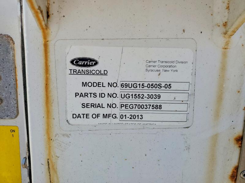 2013 Carrier 69ug15 მანქანა იყიდება აუქციონზე, vin: PEG70037588, აუქციონის ნომერი: 56174216