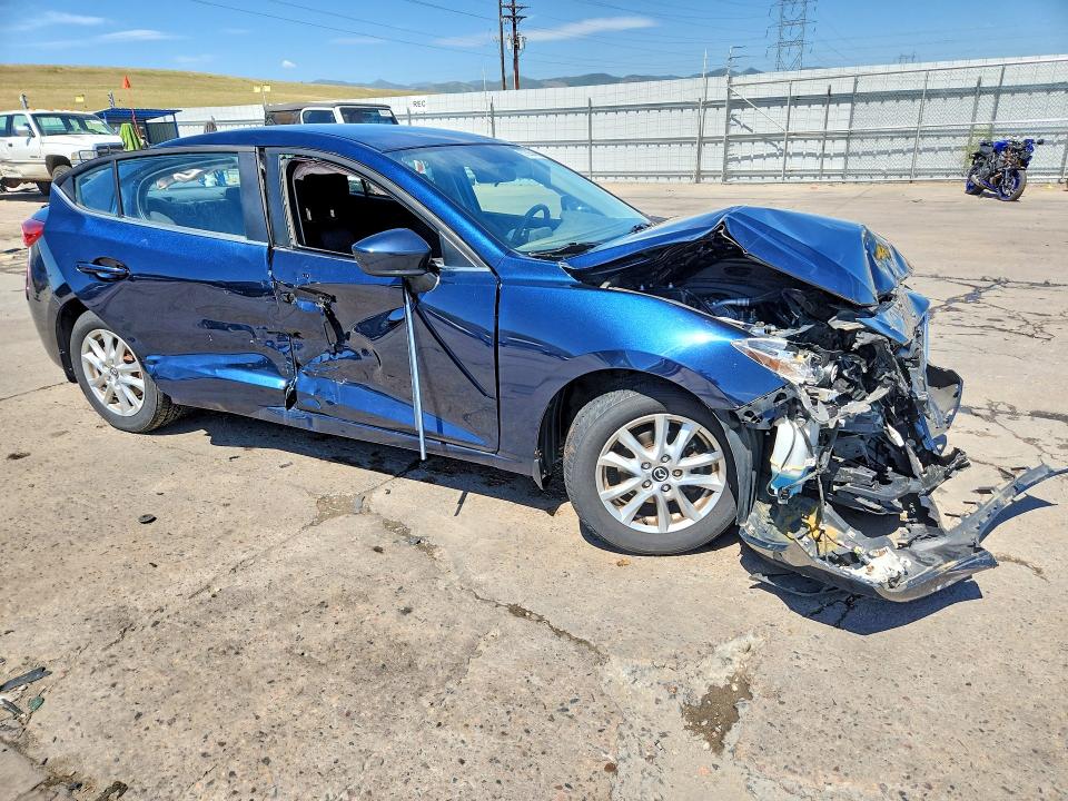 57593846 :رقم المزاد ، JM1BM1V73E1125987 vin ، 2014 Mazda 3 مزاد بيع