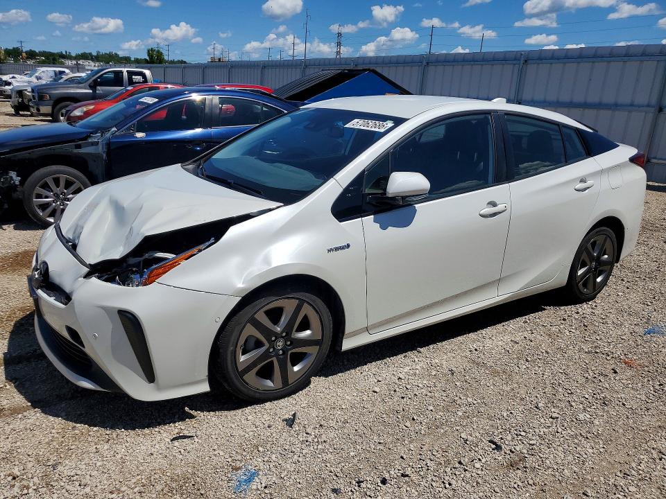57062686 :رقم المزاد ، JTDKARFU2L3113519 vin ، 2020 Toyota Prius مزاد بيع