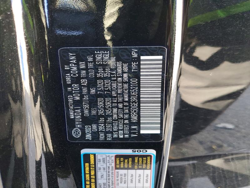 55675146 :رقم المزاد ، KM8R5DGE3RU652100 vin ، 2024 Hyundai Palisade مزاد بيع