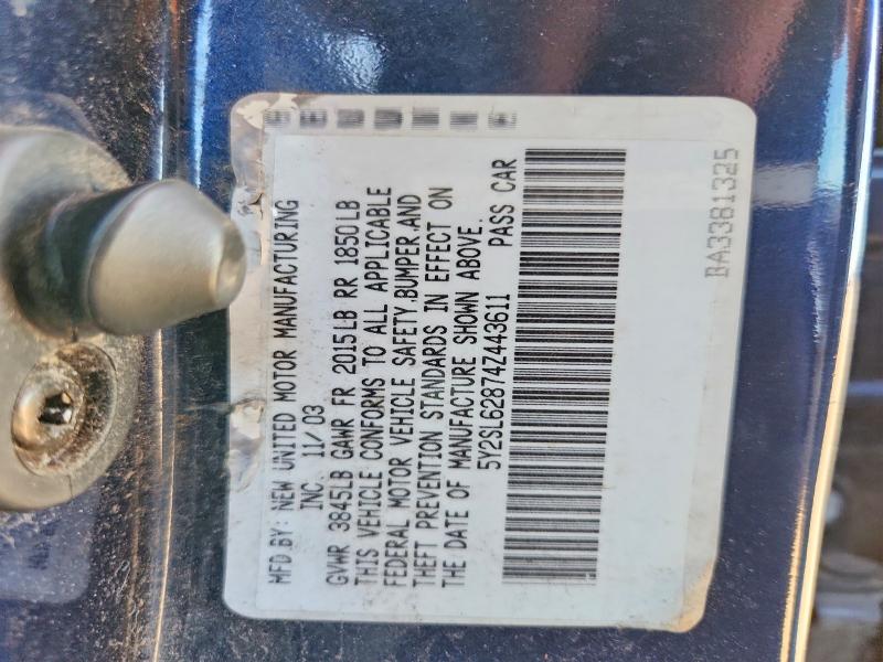 Aukcja sprzedaży 2004 Pontiac Vibe, vin: 5Y2SL62874Z443611, numer aukcji: 55594426