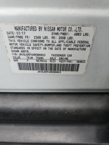 Aukcja sprzedaży 2017 Infiniti Qx50, vin: JN1BJ0RP4HM389903, numer aukcji: 56302546