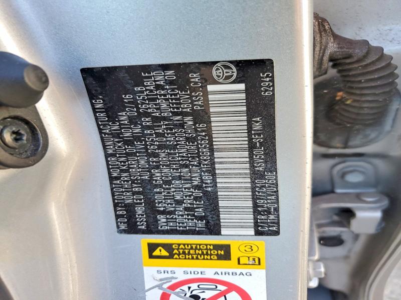 55974516 :رقم المزاد ، 4T4BF1FK8GR562416 vin ، 2016 Toyota Camry مزاد بيع