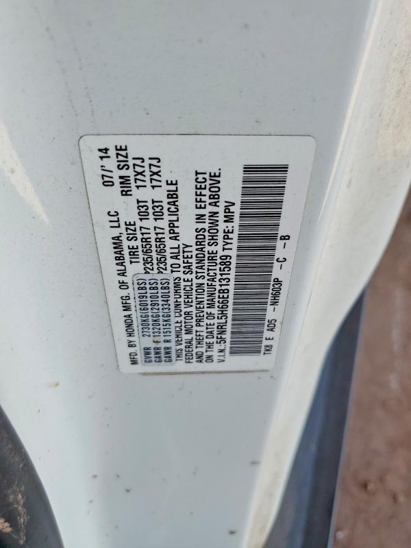 Продажа на аукционе авто 2014 Honda Odyssey, vin: 5FNRL5H66EB131589, номер лота: 56260536