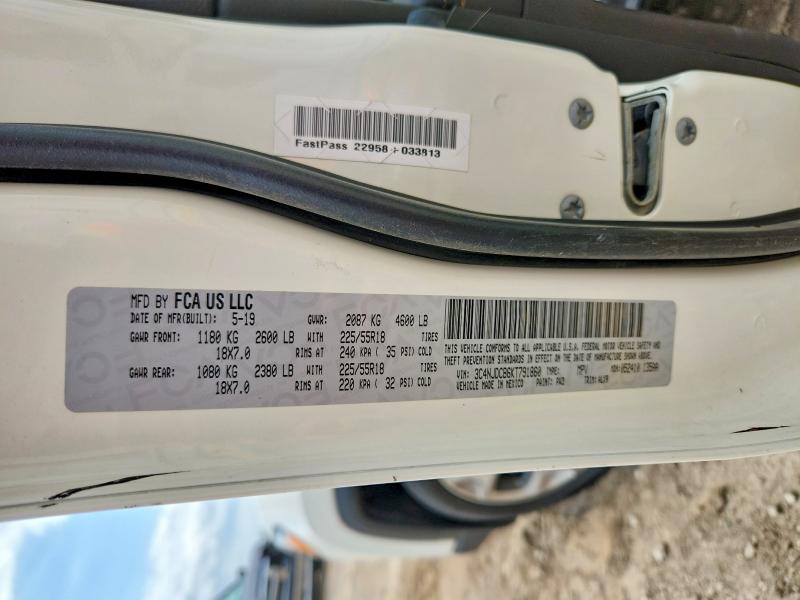2019 Jeep Compass მანქანა იყიდება აუქციონზე, vin: 3C4NJDCB6KT791860, აუქციონის ნომერი: 56076486