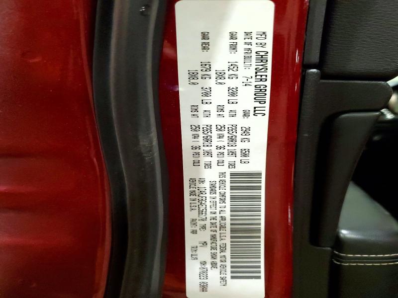 Продаж на аукціоні авто 2014 Jeep Grand Cherokee, vin: 1C4RJFBG4EC566170, номер лоту: 58126396