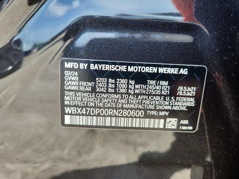 Продажа на аукционе авто 2024 Bmw X3, vin: WBX47DP00RN280600, номер лота: 59053106