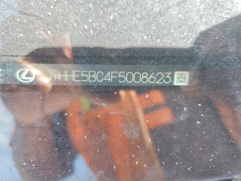Продажа на аукционе авто 2015 Lexus Rc, vin: JTHHE5BC4F5008623, номер лота: 56667396