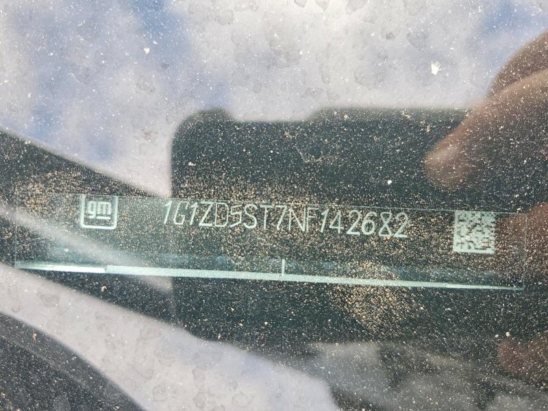 Aukcja sprzedaży 2022 Chevrolet Malibu, vin: 1G1ZD5ST7NF142682, numer aukcji: 57598496