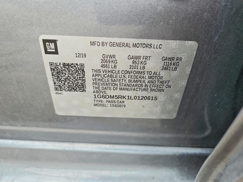 Aukcja sprzedaży 2020 Cadillac Ct5, vin: 1G6DM5RK1L0120615, numer aukcji: 59357346