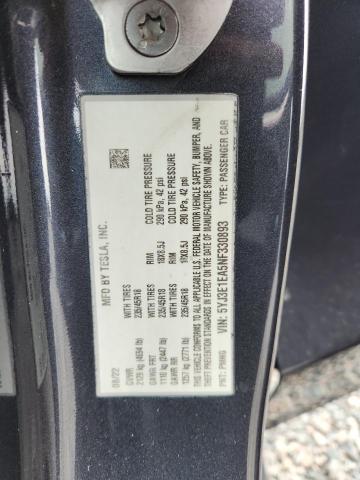 Aukcja sprzedaży 2022 Tesla Model 3, vin: 5YJ3E1EA5NF330893, numer aukcji: 55400526