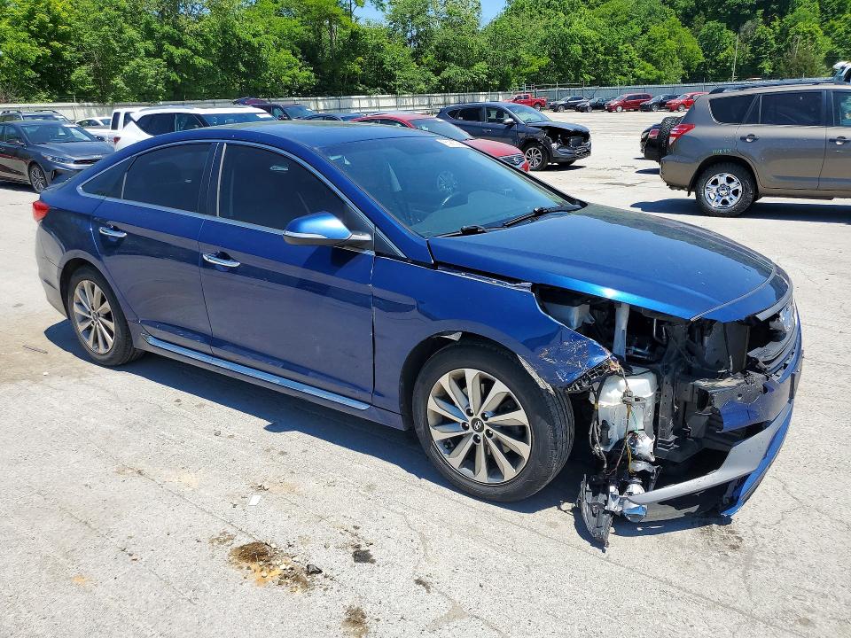 2016 Hyundai Sonata მანქანა იყიდება აუქციონზე, vin: 5NPE34AF7GH426630, აუქციონის ნომერი: 55986356