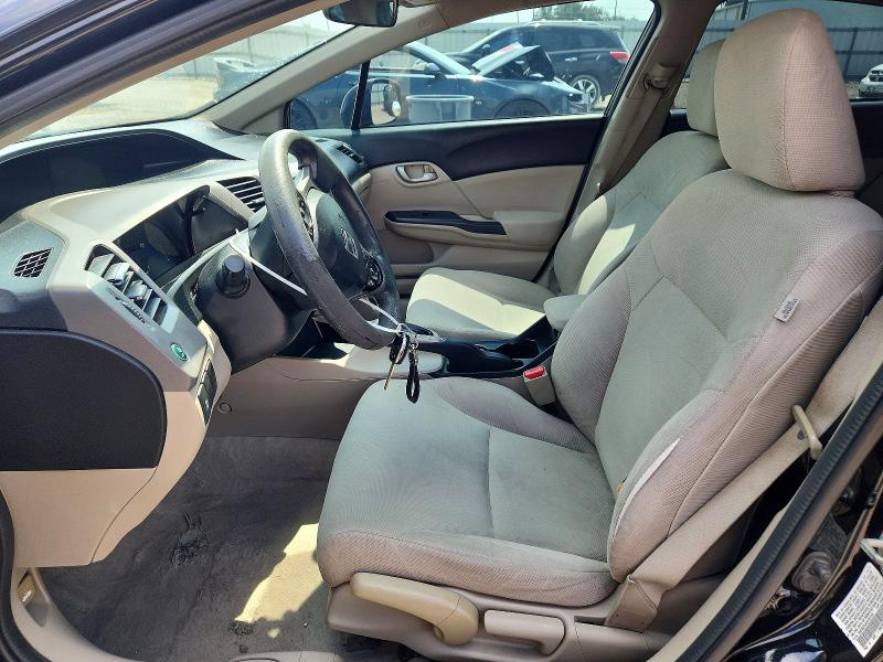 56000806 :رقم المزاد ، 19XFB2F57CE107738 vin ، 2012 Honda Civic مزاد بيع
