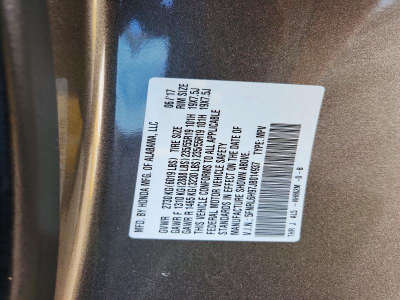 Aukcja sprzedaży 2018 Honda Odyssey, vin: 5FNRL6H97JB014937, numer aukcji: 57733836