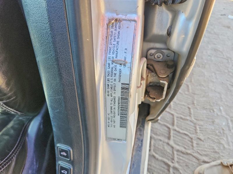 Aukcja sprzedaży 2002 Audi S6, vin: WAUXU54B82N035643, numer aukcji: 57006966