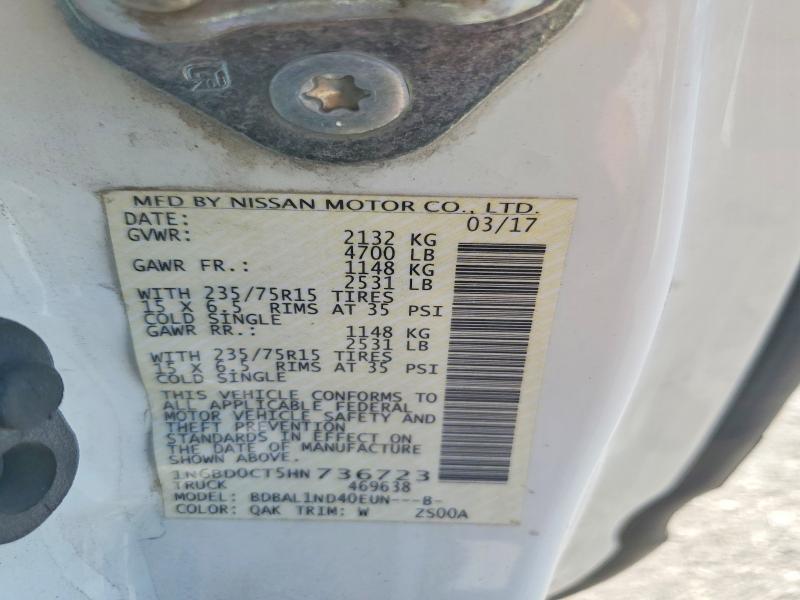 Aukcja sprzedaży 2017 Nissan Frontier, vin: 1N6BD0CT5HN736723, numer aukcji: 56976016