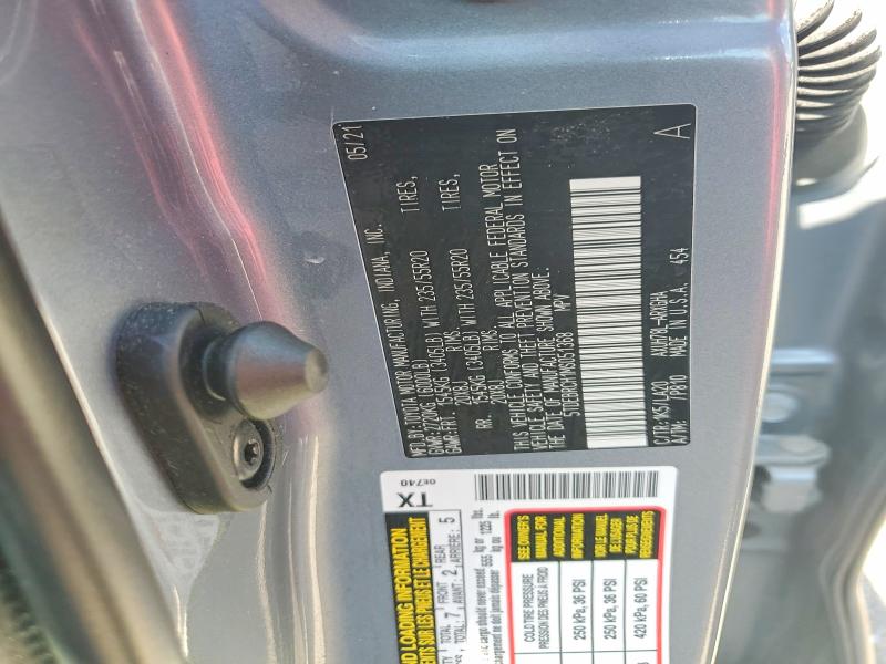 Aukcja sprzedaży 2021 Toyota Highlander, vin: 5TDEBRCH1MS051368, numer aukcji: 55326516