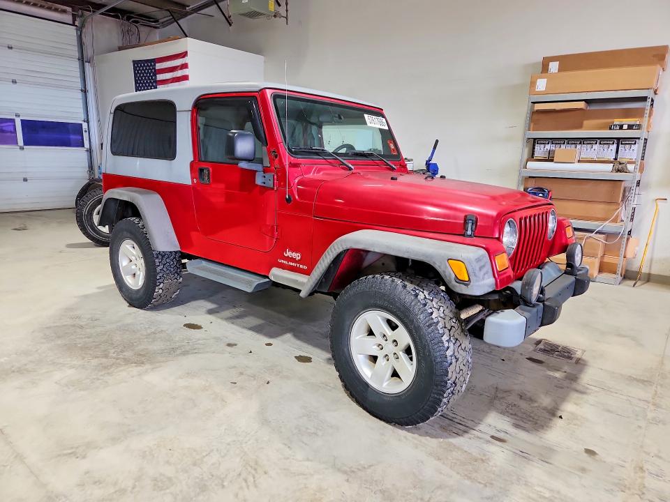 57617686 :رقم المزاد ، 1J4FA44S55P353529 vin ، 2005 Jeep Wrangler / Tj مزاد بيع