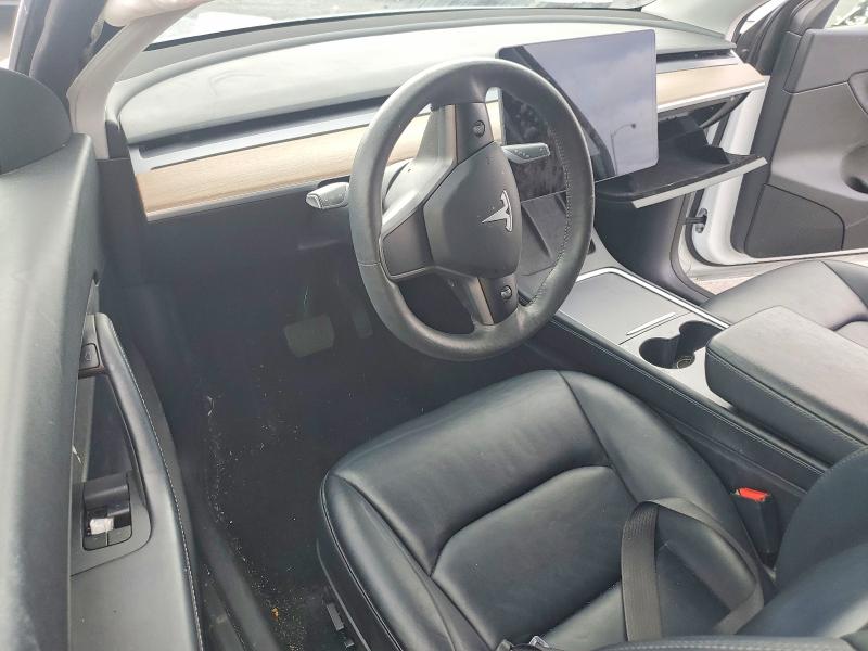 58029946 :رقم المزاد ، 5YJYGAEE2MF155021 vin ، 2021 Tesla Model Y مزاد بيع