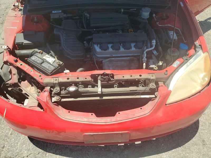 58511206 :رقم المزاد ، 1HGEM229X2L071257 vin ، 2002 Honda Civic مزاد بيع