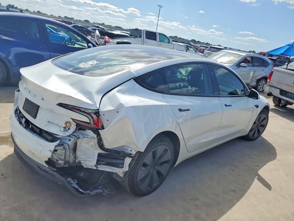 2025 Tesla Model 3 მანქანა იყიდება აუქციონზე, vin: 5YJ3E1EA3SF035643, აუქციონის ნომერი: 58119436