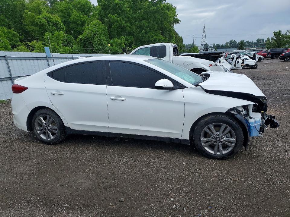 Продаж на аукціоні авто 2018 Hyundai Elantra, vin: KMHD84LF1JU448206, номер лоту: 58579636
