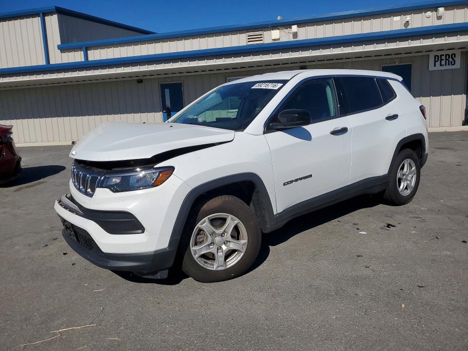 Продаж на аукціоні авто 2022 Jeep Compass, vin: 3C4NJCAB4NT224872, номер лоту: 59216716