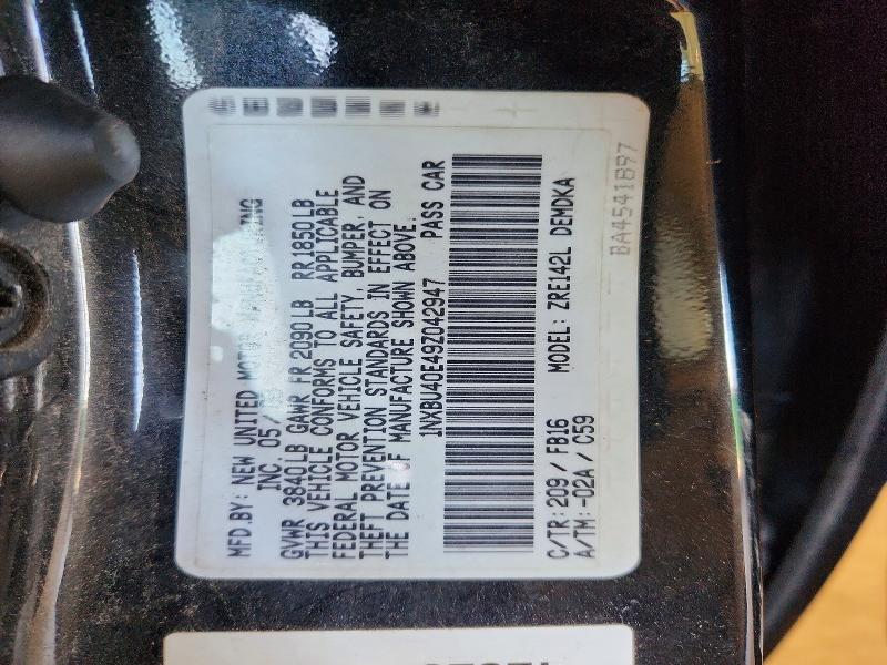 Продаж на аукціоні авто 2009 Toyota Corolla, vin: 1NXBU40E49Z042947, номер лоту: 56658016