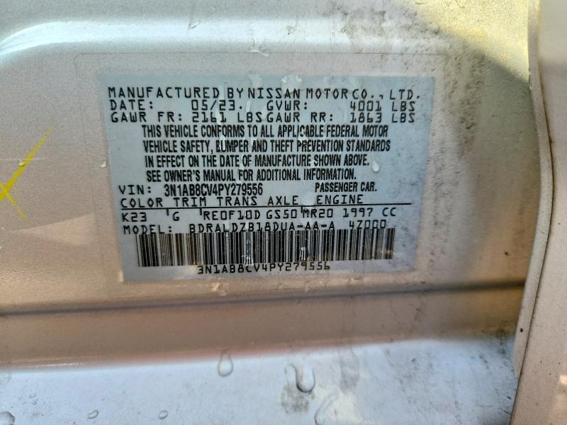 Продажа на аукционе авто 2023 Nissan Sentra, vin: 3N1AB8CV4PY279556, номер лота: 56550576