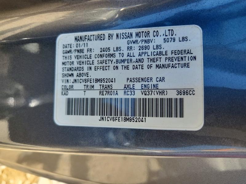 Продаж на аукціоні авто 2011 Infiniti G37 Convertible, vin: JN1CV6FE1BM952041, номер лоту: 57899816