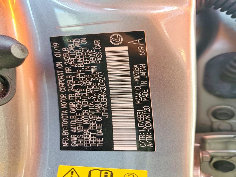 Aukcja sprzedaży 2019 Lexus Ux, vin: JTHY3JBH8K2009277, numer aukcji: 55655786