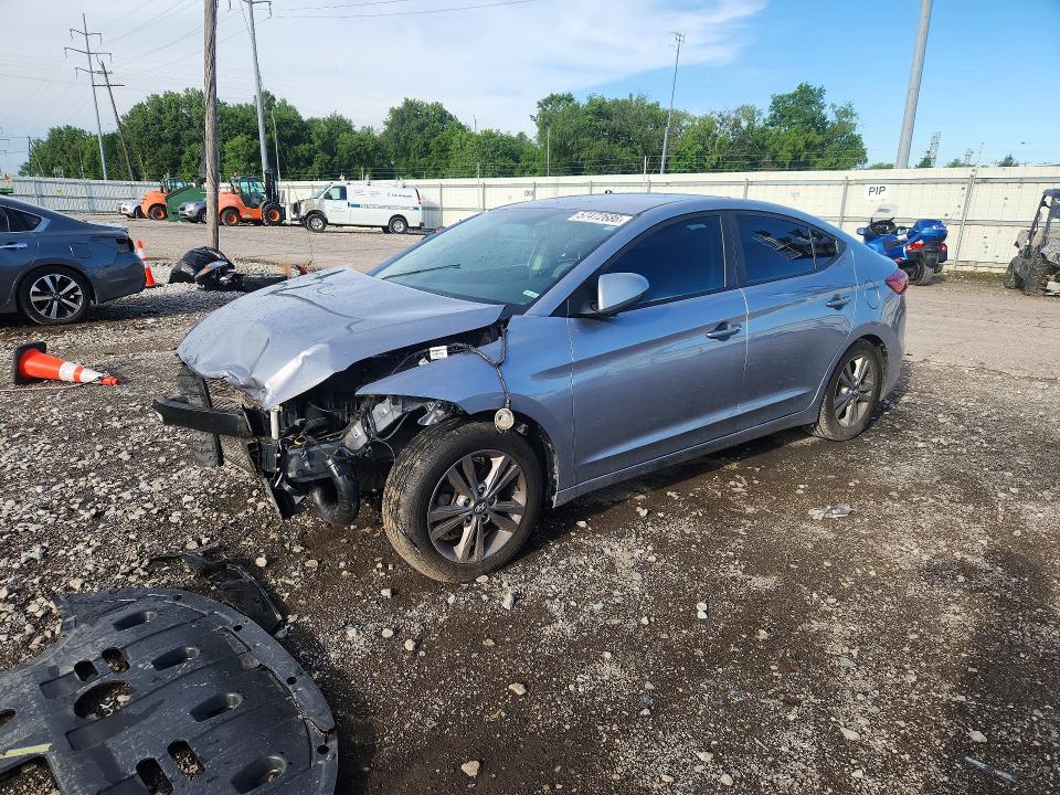 57472686 :رقم المزاد ، 5NPD84LFXHH020031 vin ، 2017 Hyundai Elantra مزاد بيع
