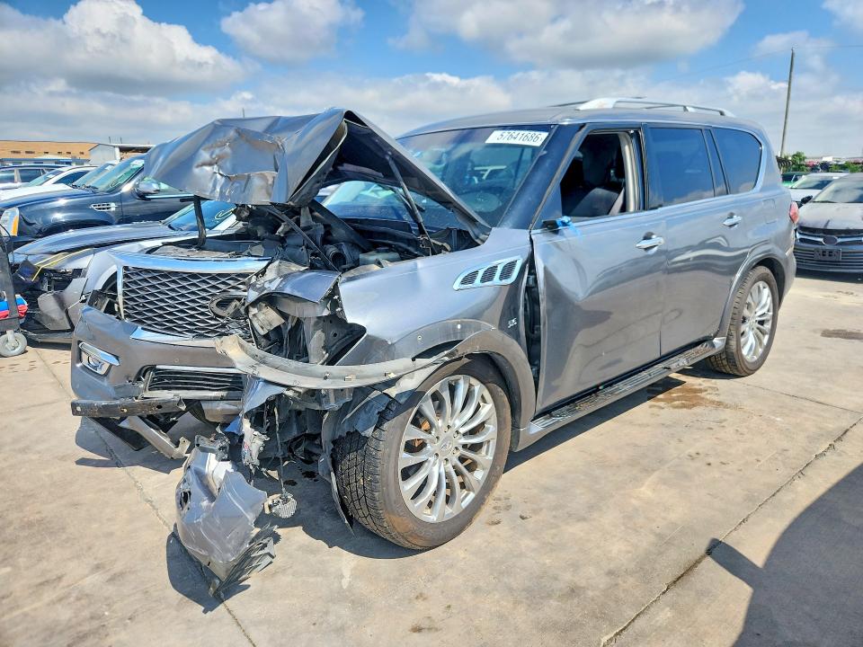 2015 Infiniti Qx80 მანქანა იყიდება აუქციონზე, vin: JN8AZ2NE4F9080776, აუქციონის ნომერი: 57641686