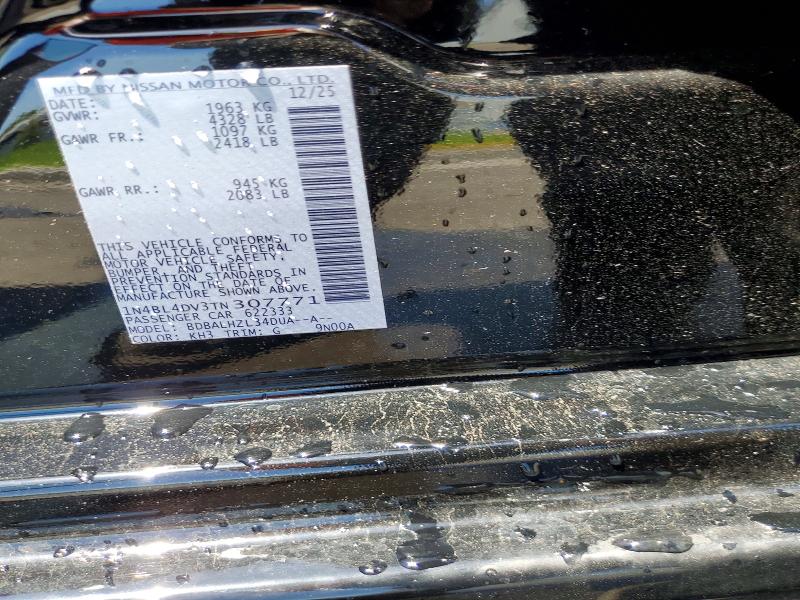 56027246 :رقم المزاد ، 1N4BL4DV3TN307771 vin ، 2026 Nissan Altima مزاد بيع