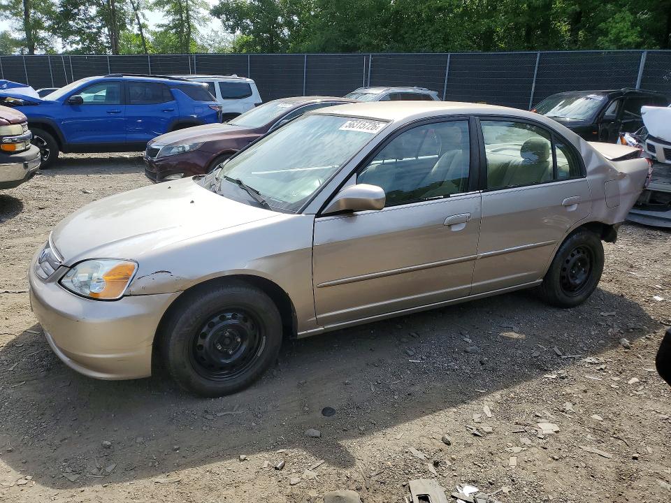 56315726 :رقم المزاد ، 1HGES16692L005069 vin ، 2002 Honda Civic مزاد بيع