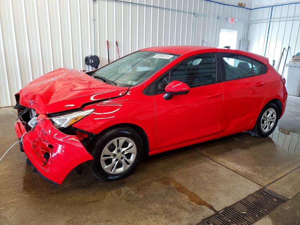Aukcja sprzedaży 2019 Chevrolet Cruze, vin: 3G1BC6SM0KS612500, numer aukcji: 58050416