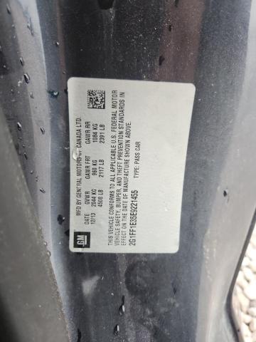 57560426 :رقم المزاد ، 2G1FF1E35E9221455 vin ، 2014 Chevrolet Camaro مزاد بيع