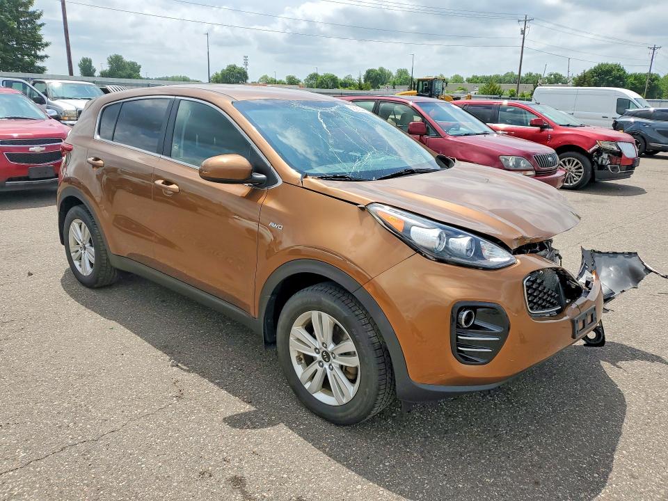 2019 Kia Sportage მანქანა იყიდება აუქციონზე, vin: KNDPMCAC5K7539334, აუქციონის ნომერი: 58289446