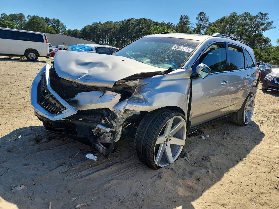 2013 Acura Mdx მანქანა იყიდება აუქციონზე, vin: 2HNYD2H37DH500525, აუქციონის ნომერი: 55991716