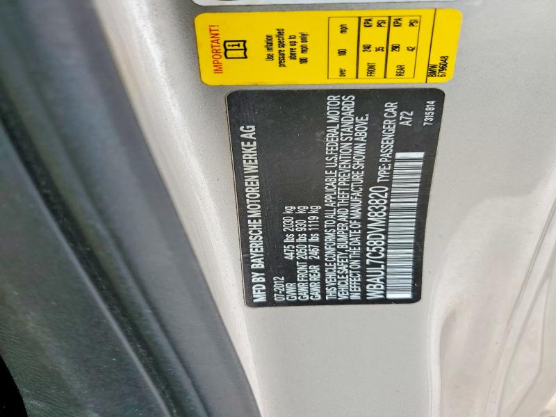 Продаж на аукціоні авто 2013 Bmw 128, vin: WBAUL7C58DVM83820, номер лоту: 56528196