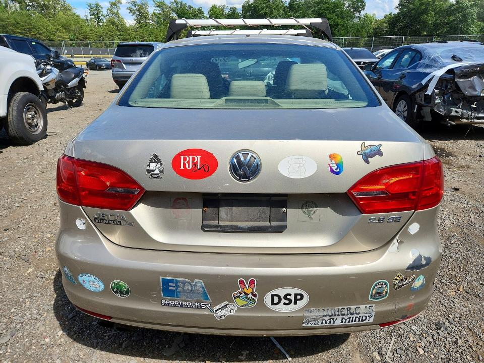 2013 Volkswagen Jetta მანქანა იყიდება აუქციონზე, vin: 3VWDP7AJXDM276120, აუქციონის ნომერი: 58318376