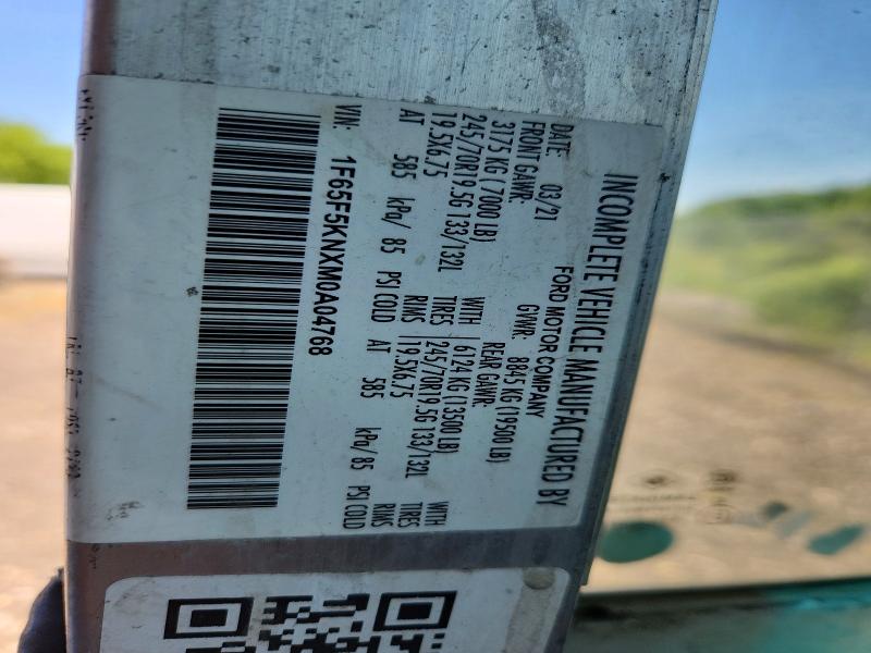Продаж на аукціоні авто 2021 Ford F59, vin: 1F65F5KNXM0A04768, номер лоту: 55041896