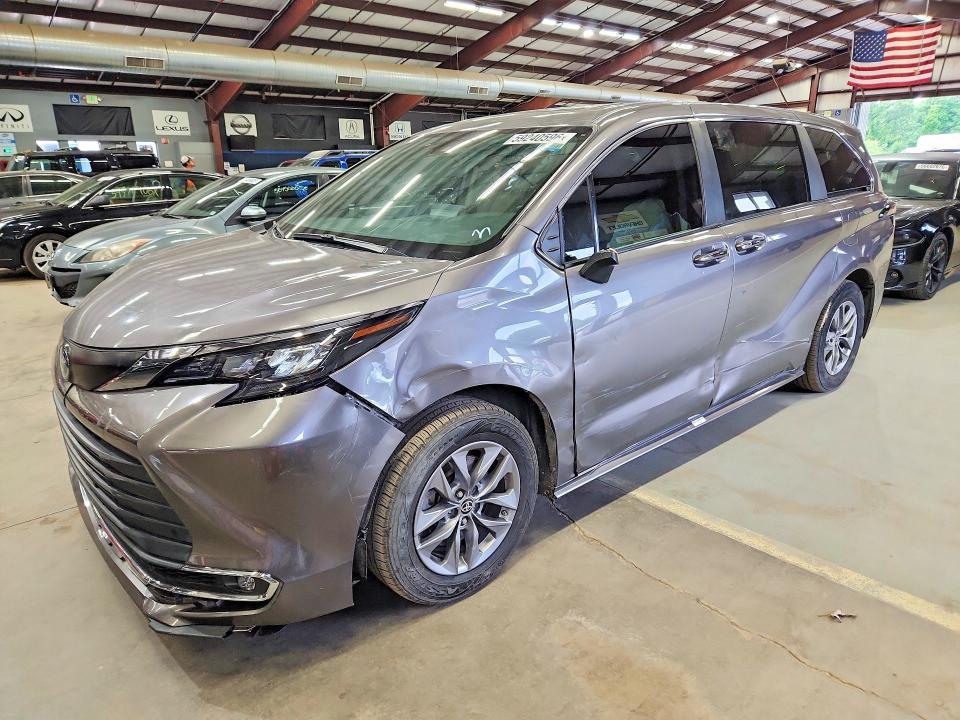 59240596 :رقم المزاد ، 5TDYSKFC7RS114503 vin ، 2024 Toyota Sienna مزاد بيع