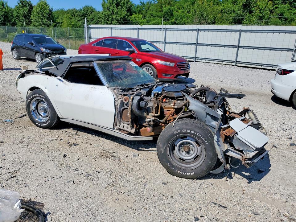 56867476 :رقم المزاد ، 1Z67J5S431855 vin ، 1975 Chevrolet Corvette مزاد بيع