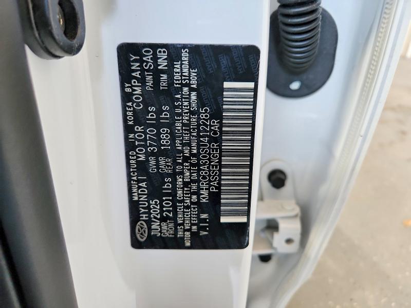 57339996 :رقم المزاد ، KMHRC8A30SU412285 vin ، 2025 Hyundai Venue مزاد بيع