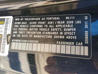 55963206 :رقم المزاد ، WVWBW7AH8CV005362 vin ، 2012 Volkswagen Eos مزاد بيع