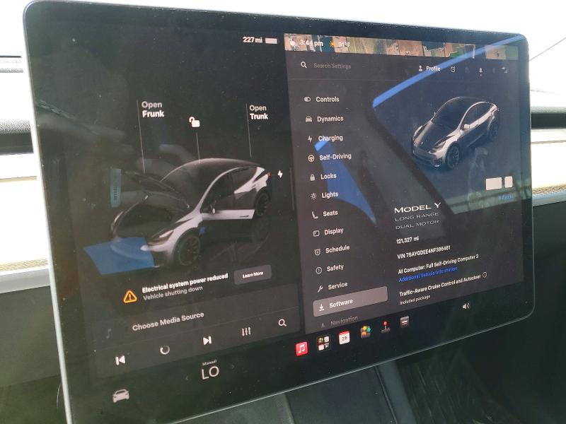 2022 Tesla Model Y მანქანა იყიდება აუქციონზე, vin: 7SAYGDEE4NF386461, აუქციონის ნომერი: 59181586