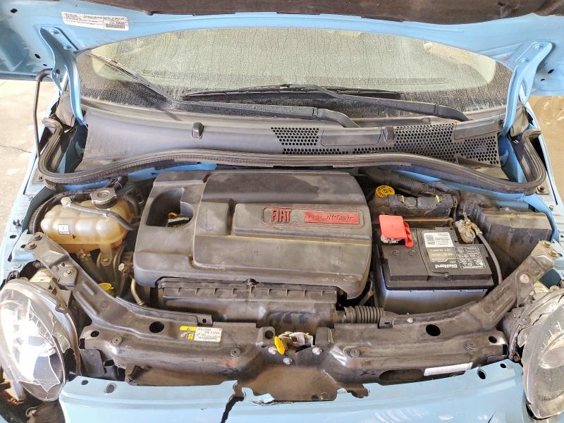 56152306 :رقم المزاد ، 3C3CFFKRXHT535723 vin ، 2017 Fiat 500 مزاد بيع