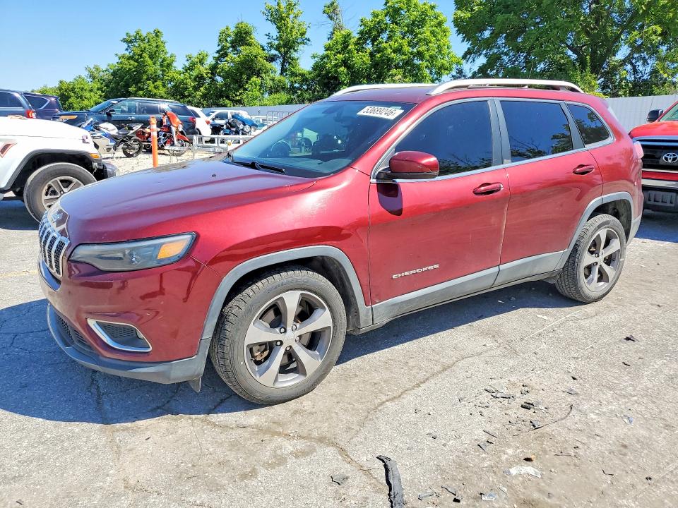 53689246 :رقم المزاد ، 1C4PJLDB6KD302297 vin ، 2019 Jeep Cherokee مزاد بيع